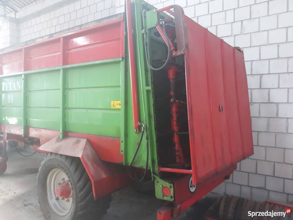 Rozrzutnik Obornika Unia Tytan 10 nieuszkodzony Rozrzutniki obornika