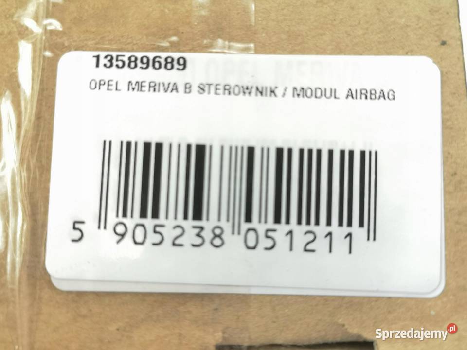 SENSOR AIR BAG AIRBAG ZAFIRA C 13589689 osobowe sprzedam