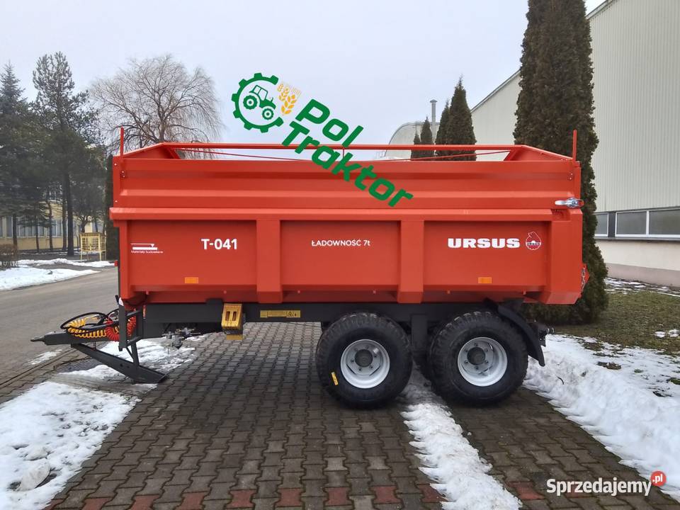 Przyczepa Ursus TandemT041 skorupa 7 ton Strzegom