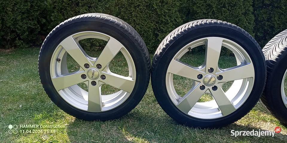 koła aluminiowe 17 Dezent z oponami VW AudiSkoda sprzedam
