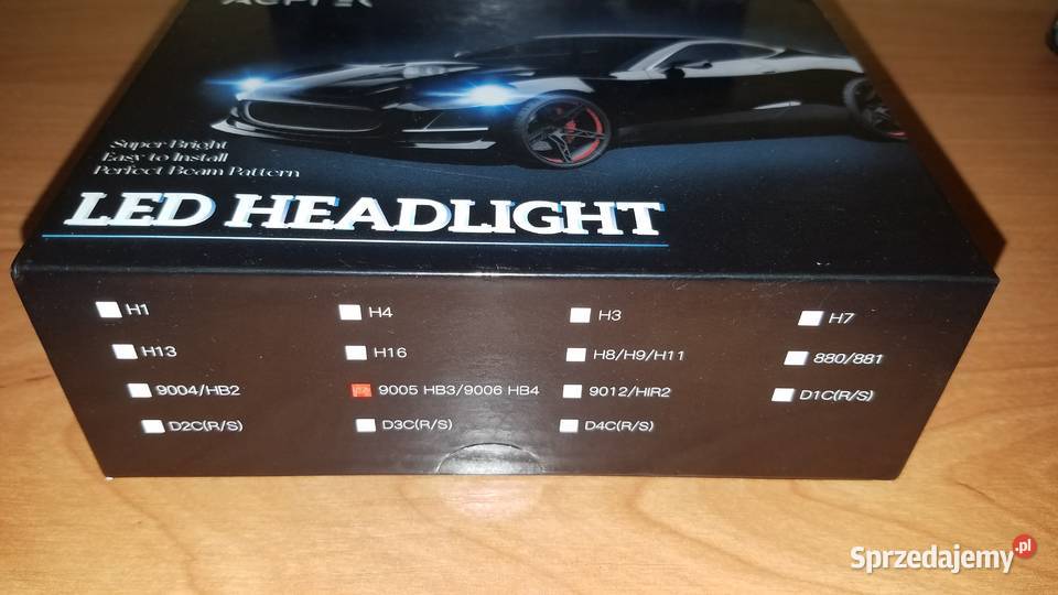 Żarówki LED Agptek HB3HB4 70W 12000LM 6000K 2 Białystok