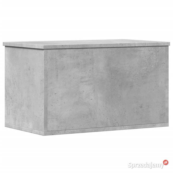 Skrzynia szarość betonu 60x35x35 materiał mazowieckie
