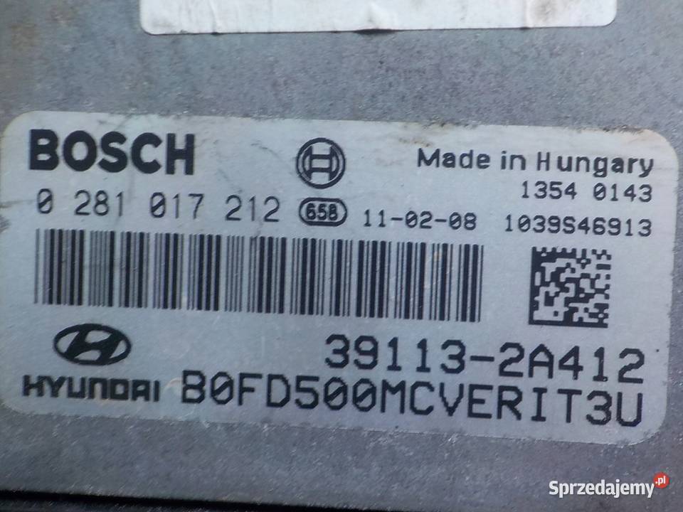 HYUNDAI i30 I LIFT 16 CRDI 11r HB 5D sterownik Suków