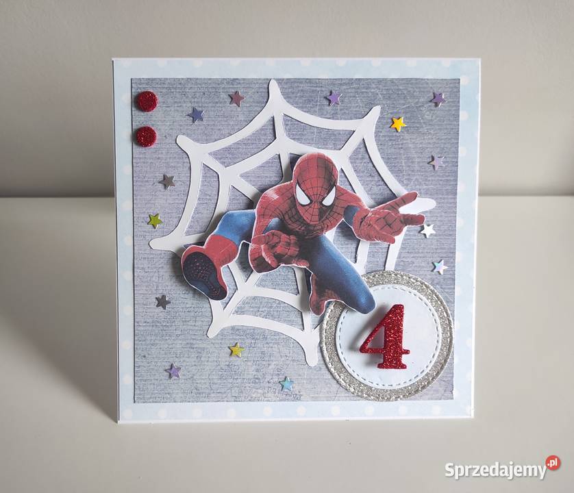 Kartka ręcznie robiona na urodziny urodzinowa Łódź