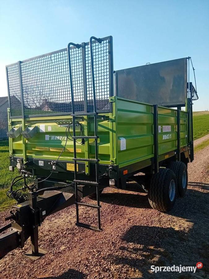 Rozrzutnik metal fach 6ton 2016r Rozrzutniki obornika Starachowice sprzedam