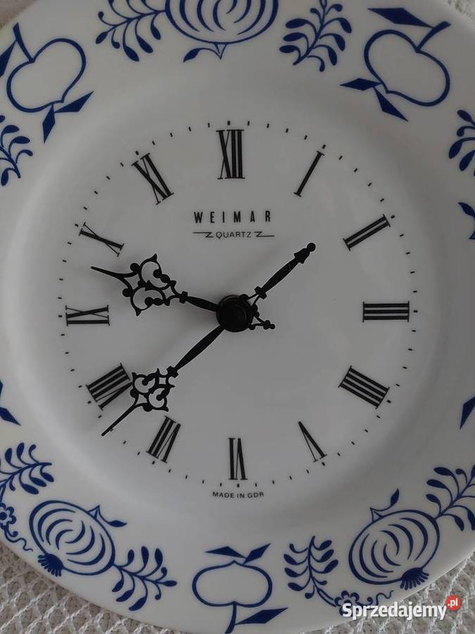 Zegar ścienny wzór cebulowy lubuskie Zielona Góra