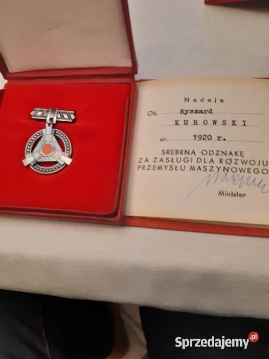 Piękne 4 medale PRL Warszawa