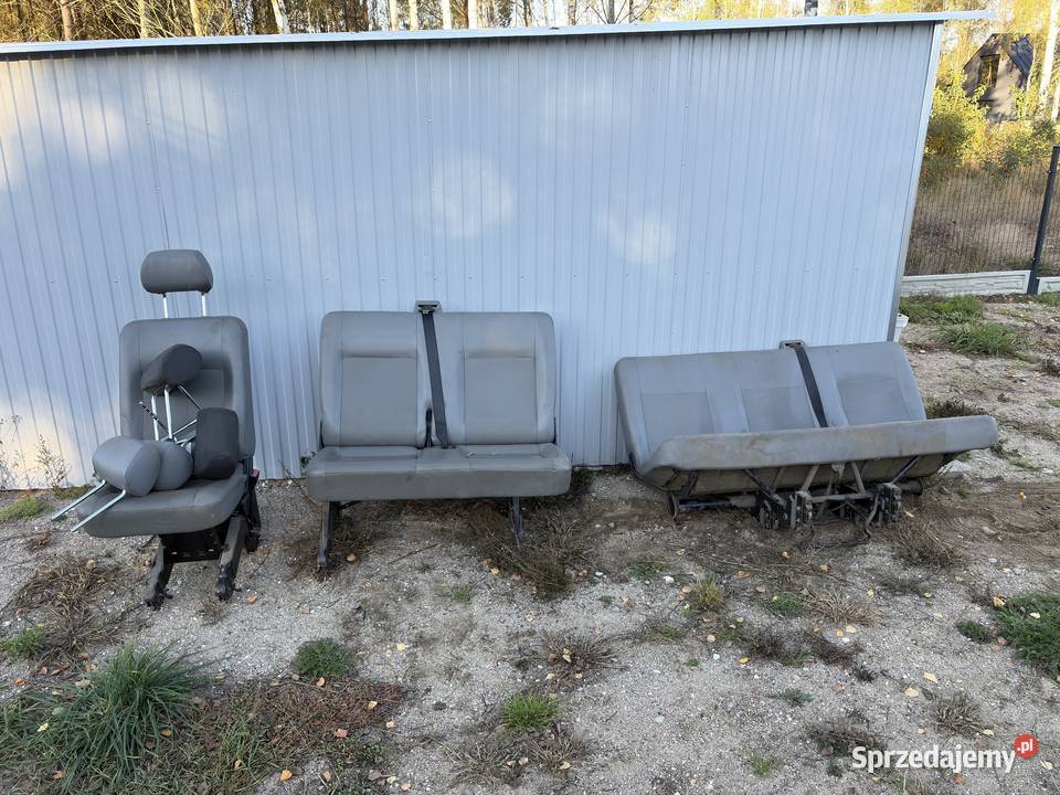 Siedzenia VW Transporter T5 komplet przód 2 dostawcze Pozostałe Jastrowie