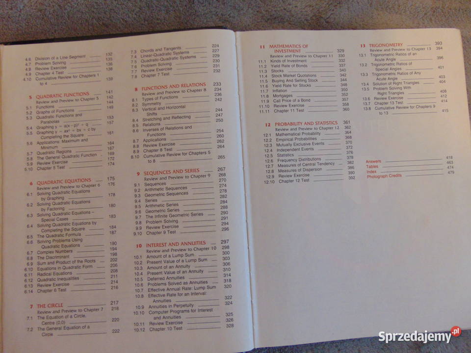 Foundations of Mathematics 11 Stewart Dottori matematyka Lublin sprzedam