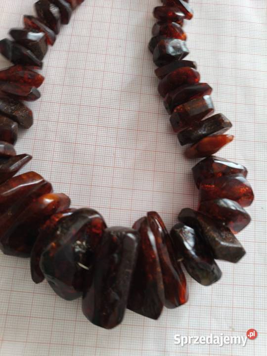 Naszyjnik Bursztyn Vintage Białystok