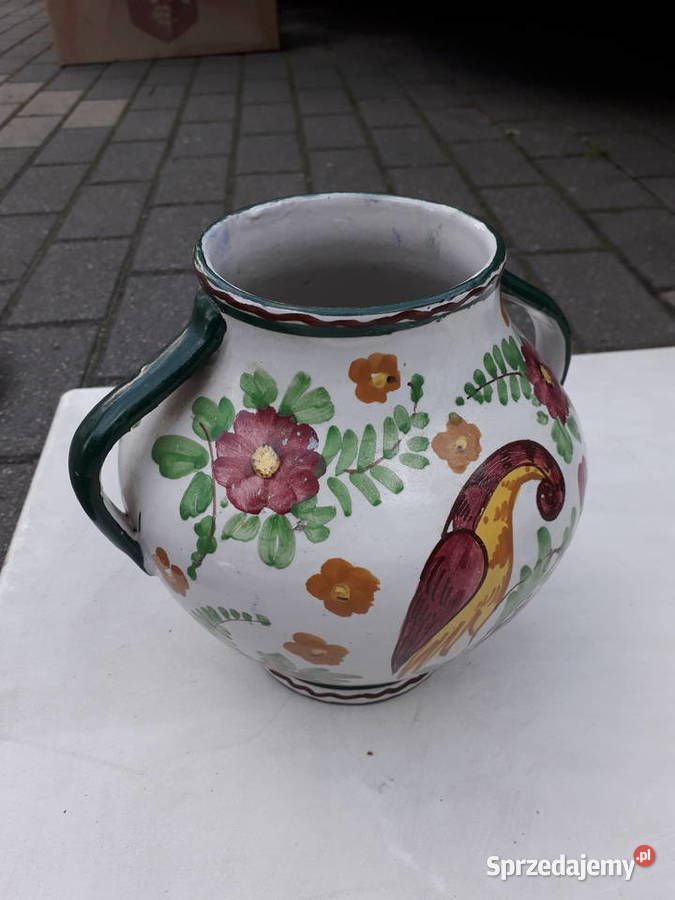 Dzbanek duży wazon klasyczny włoski hand painted Warszawa