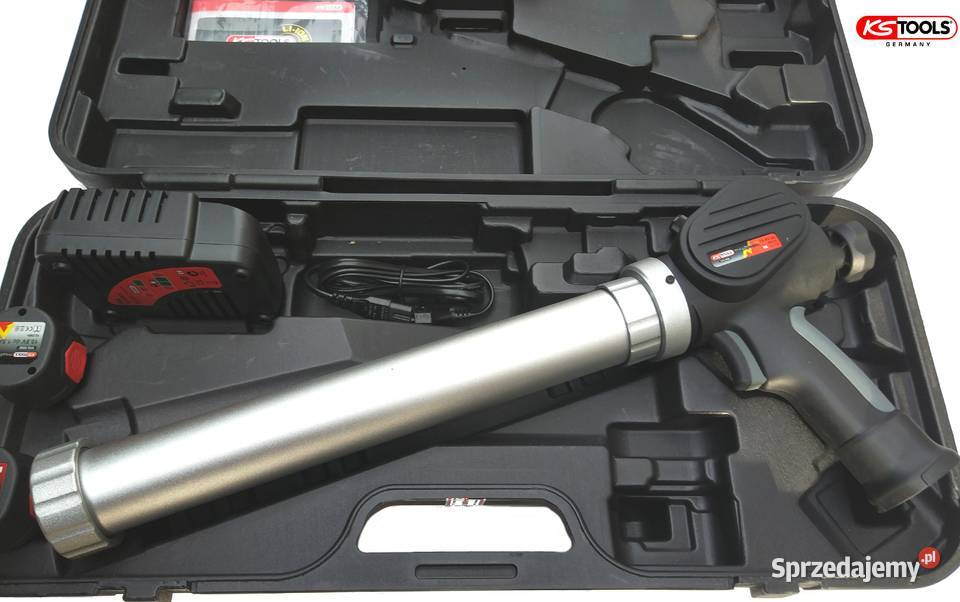 KS TOOLS 108V wyciskacz do kartuszy 600ml 384 Szczerbice