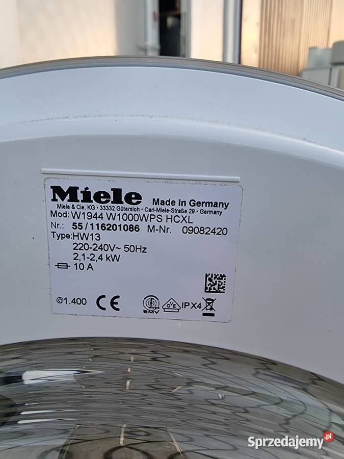 Pralka Miele W1914 W 1000 WPS HomeCare XL 7 Wrocław sprzedam