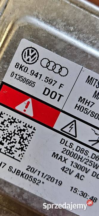 VW AUDI PRZETWONICA MODUŁ XENON 8K0941597F Przetwornice Międzychód