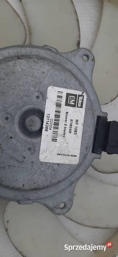 OPEL VECTRA C WENTYLATORY wentylatory chłodnicy dolnośląskie Siechnice