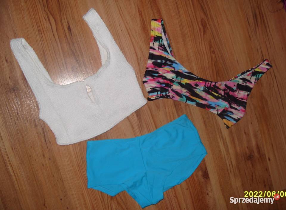 Strój KąpielowyZestaw2 topy bikini r158 wielkopolskie Rawicz sprzedam