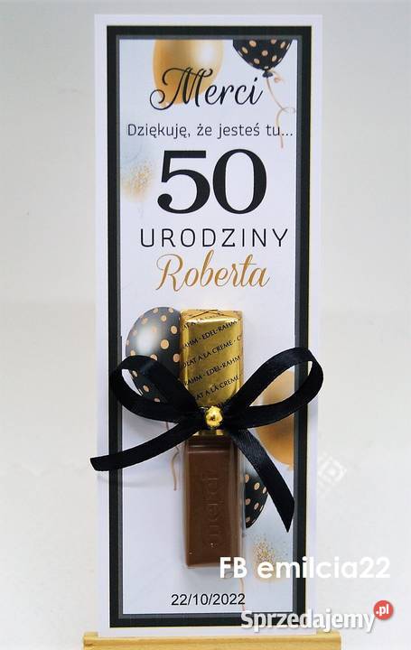 Merci jako podziękowanie gości z okazji urodzin Zielona Góra sprzedam