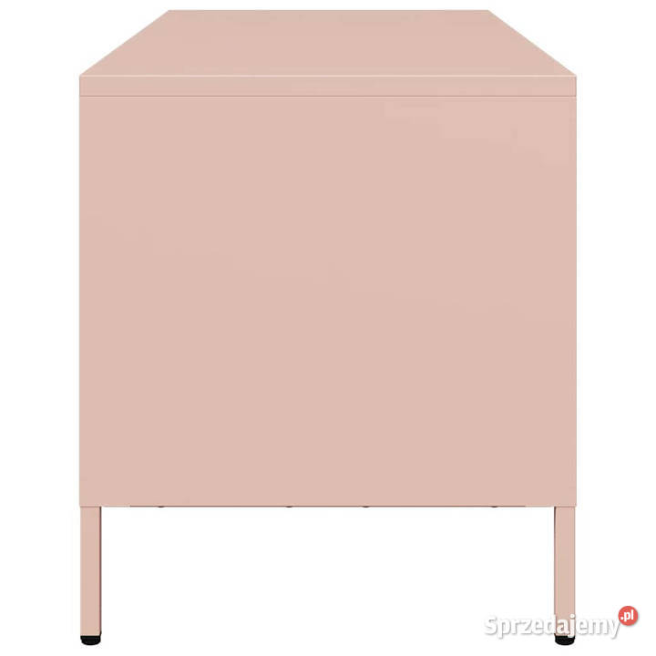 Szafka RTV różowa 1015x39x435 stal walcowana na Warszawa
