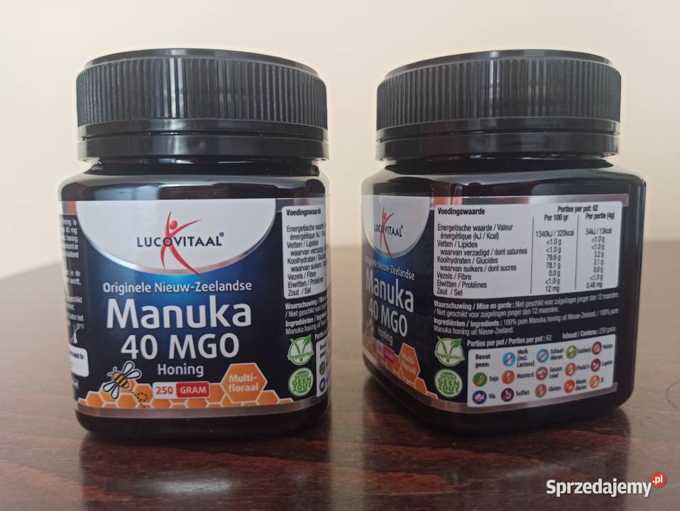 Lucovitaal Manuka 40 MGO Honing 250GR Miody i produkty pszczele Łódź