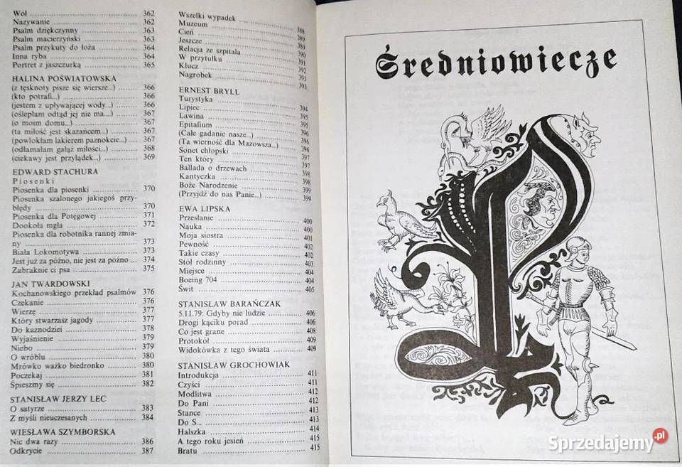 Poezja polska w szkole średniej Antologia Jerzy Chełm
