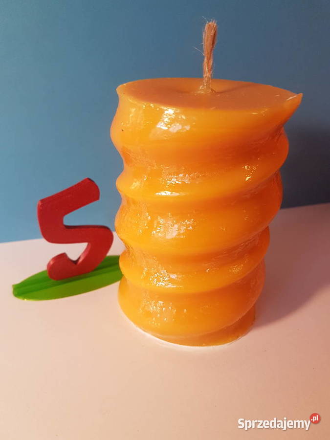 Świeca niekapiąca ze stearyny roślinnej o dużym Pabianice