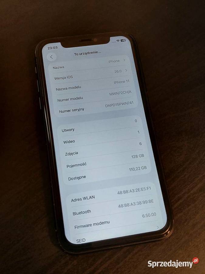 iPhone 11 128GB 81 baterii plecki Warszawa