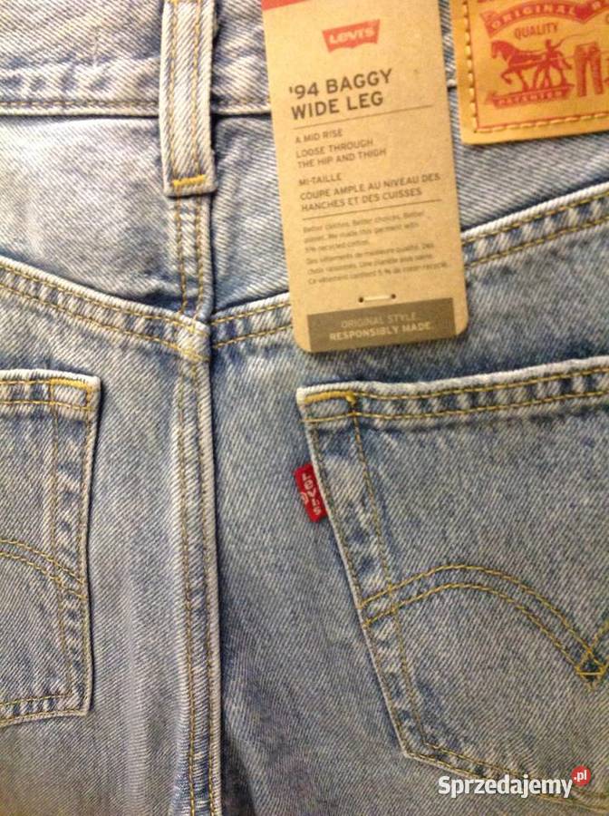 Spodnie Jeans Damskie LEVIS 26 Szerokie Nogawki lubuskie Nowa Sól
