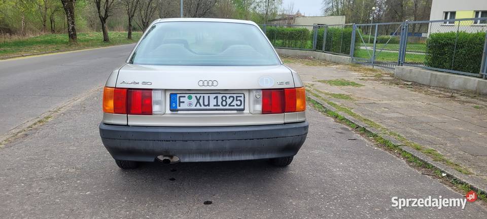 AUDI 80 B3 18S ABS zabytek 107235km Słupsk sprzedam