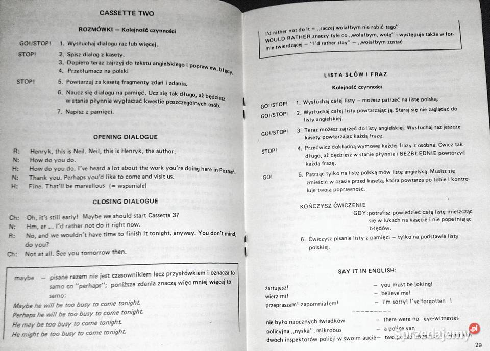 The next steps in English Kurs 12 Henryk Rok wydania 1988 lubelskie Chełm