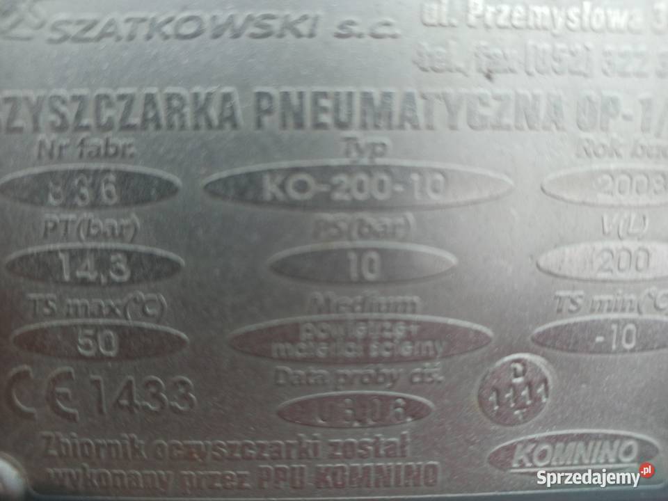 Zestaw do piaskowania piaskarka kompresor Spalinowe