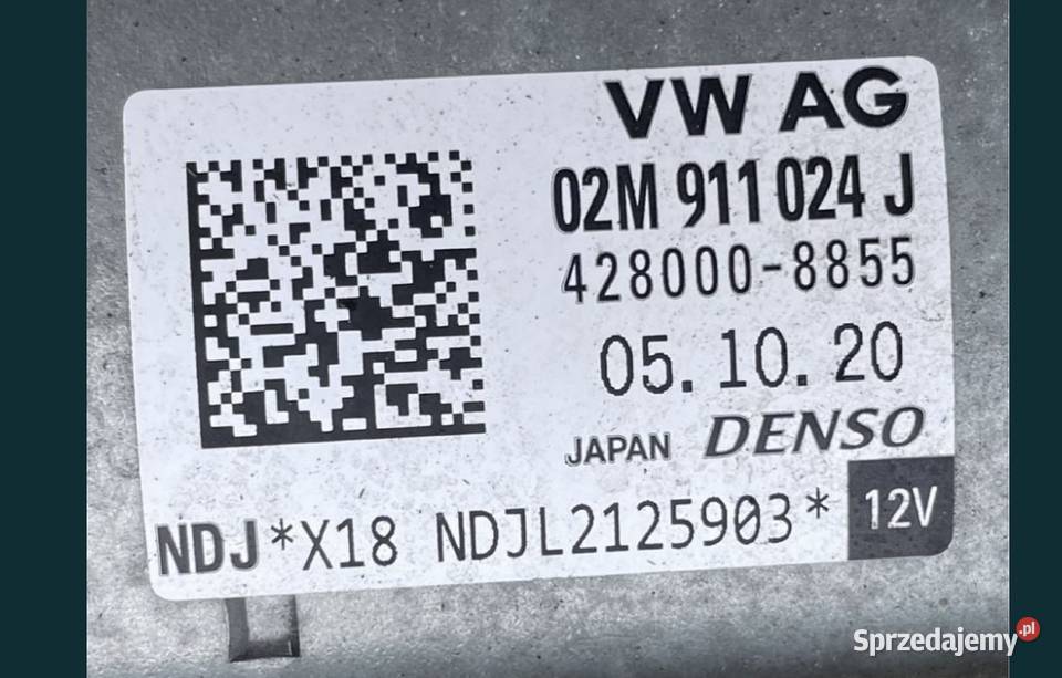 Rozrusznik VW Seat Audi Skoda Układ elektryczny silnika wielkopolskie Murowana Goślina sprzedam