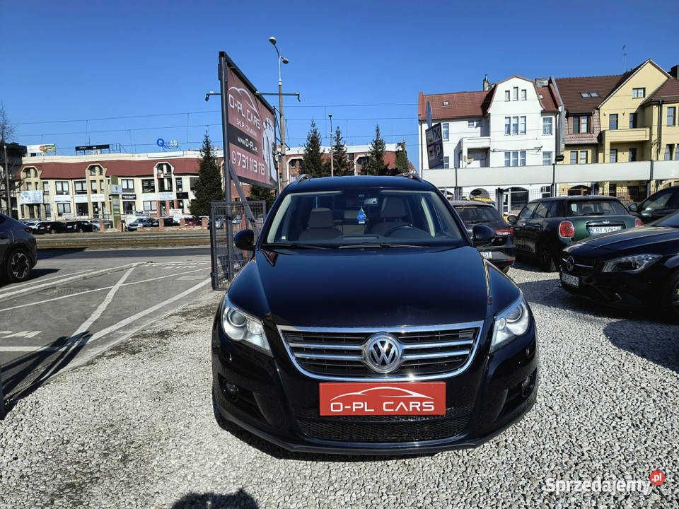 Volkswagen Tiguan Jasne wnętrze Skóry Panorama Rok produkcji 2008 Tiguan Samochody osobowe