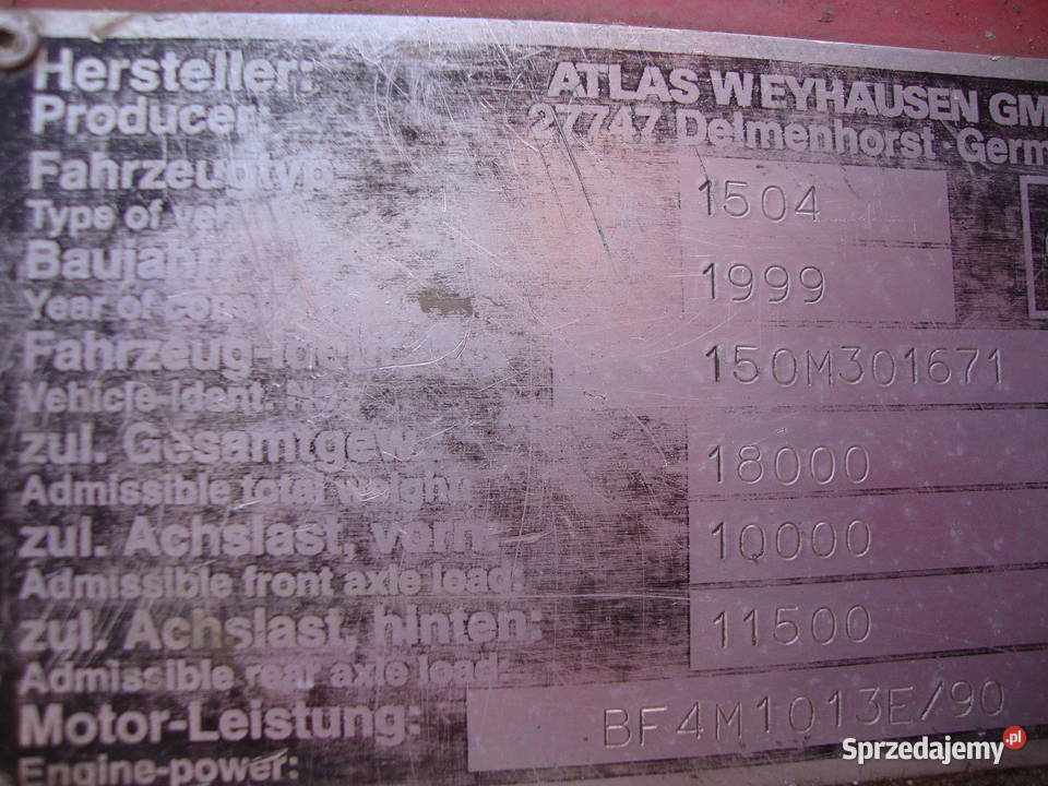 Atlas 1504 koparka kołowa sprzedam