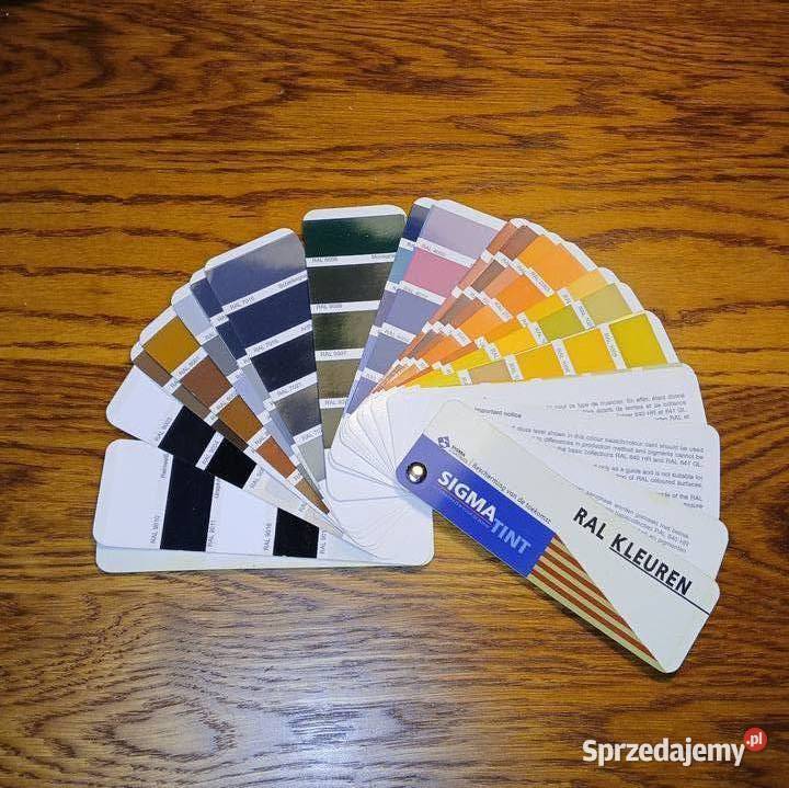 Paleta kolorów Sigma RAL zawierająca łącznie 170