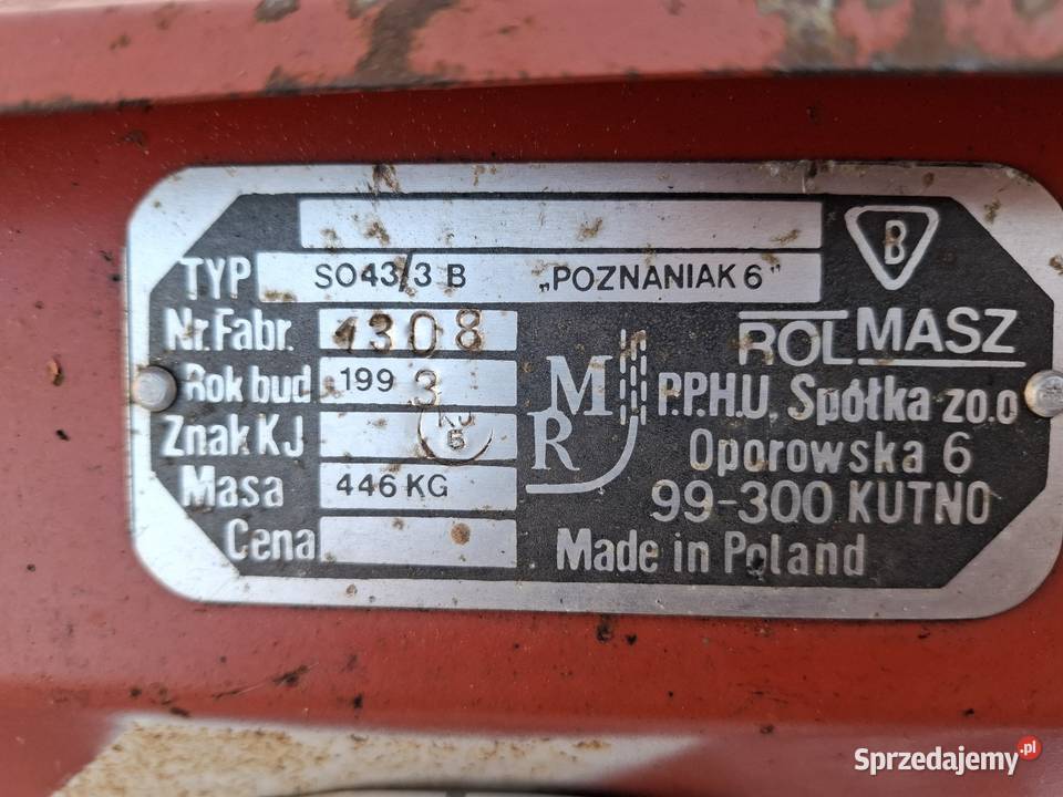 Siewnik do zboża Poznaniak 27m Radom