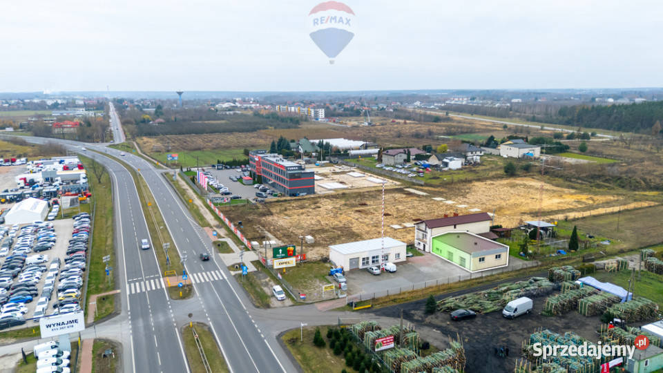 Lokal trasie E7 pod serwis usługi magazyn Tarczyn