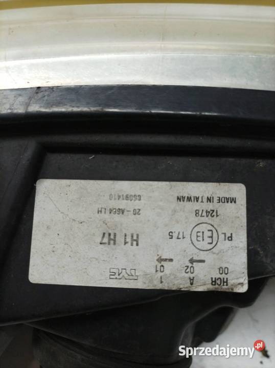 LAMPA PRZÓD LEWA EU 06091410 Citroen C4 I