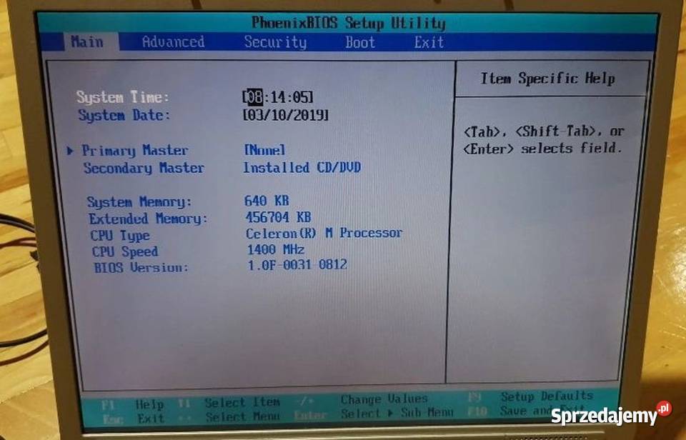 Laptop Fujitsu Siemens Amilo do diagnostyki i Warszawa