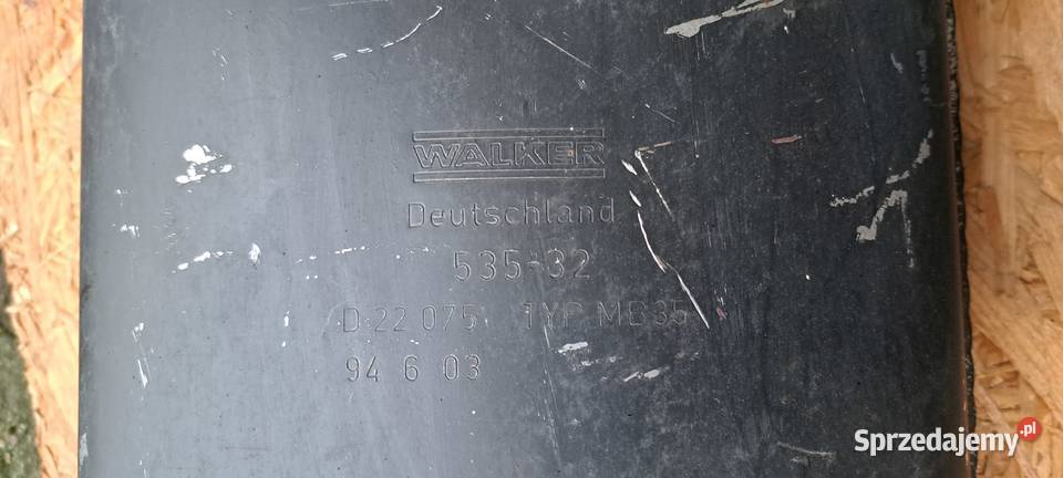 Nowy tłumik środkowy Mercedes W123 benzyna Luzino