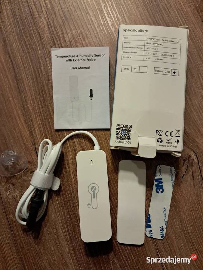 nowy czujnik WiFi temperatury i wilgotności Elektronika świętokrzyskie Sandomierz sprzedam