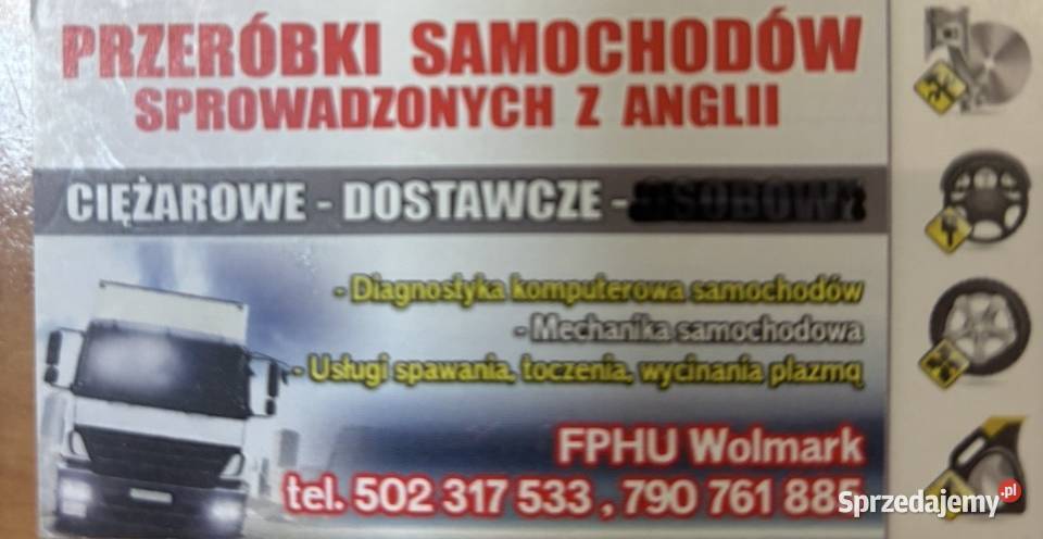 Przeróbki samochodów sprowadzonych z Anglii śląskie
