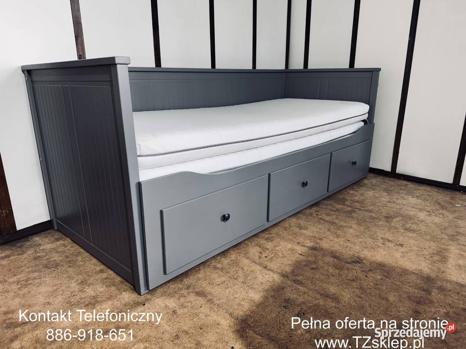 IKEA HEMNES Łóżko Leżanka z 3 szufladami 2 Dom i Ogród Rybnik
