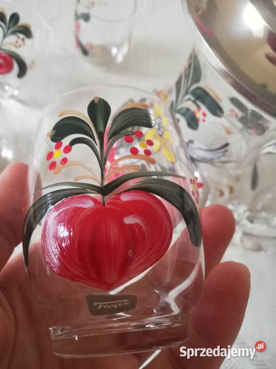 Dzbanek karafka ze szklaneczkami Gorlice