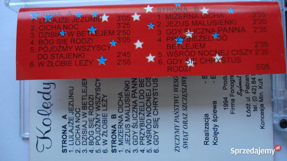 Kolędy Polskie kasety magnetofonowe 2 sprzedam Łódź