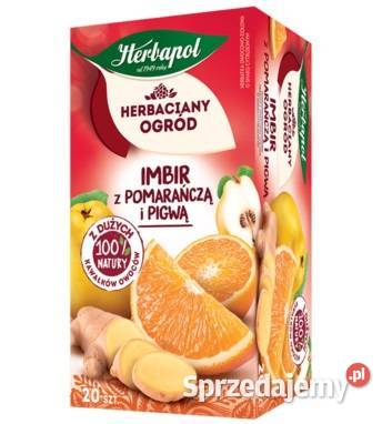 Herbata owocowa Herbapol malina cytryna dzika Stare Miasto