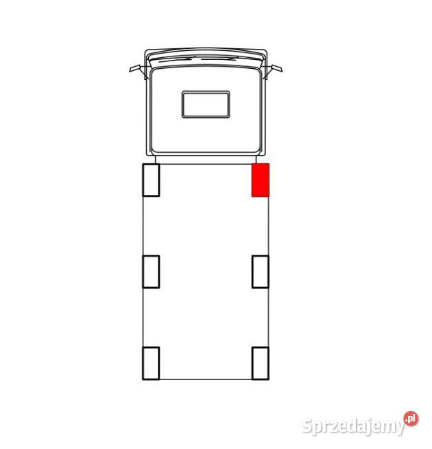Słupek Blueline 500 mm DL przód prawy Przysieka Polska