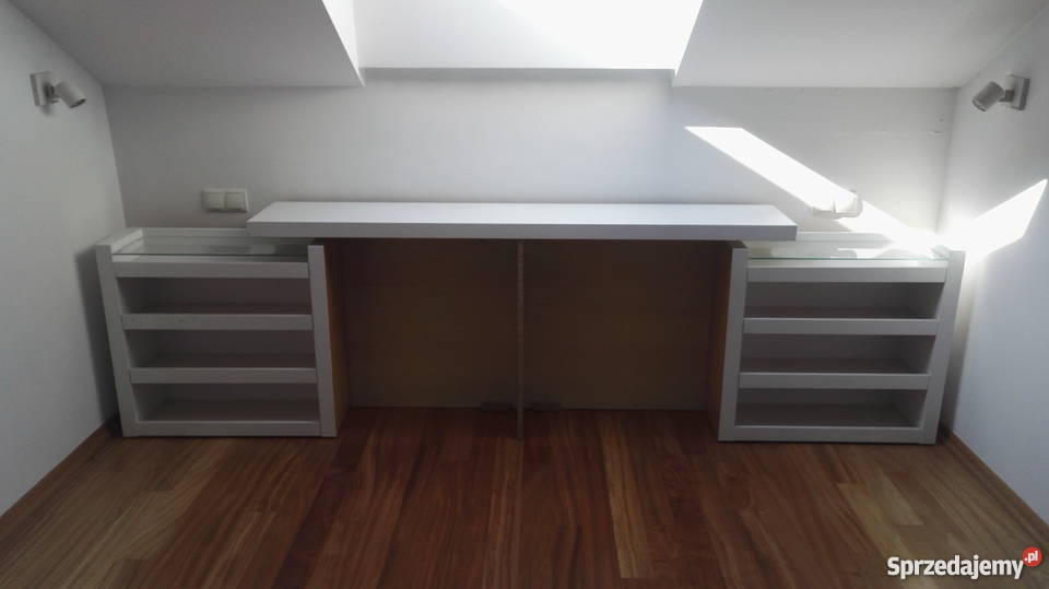 Zagłówek do łóżka Malm z IKEA biały przemalowany Wrocław