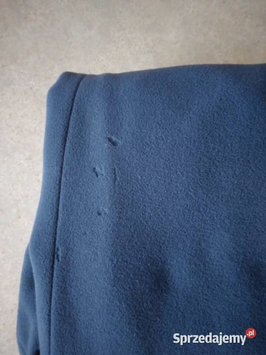 Długi granatowy płaszcz jesieńzima Zimowa  Wrocław