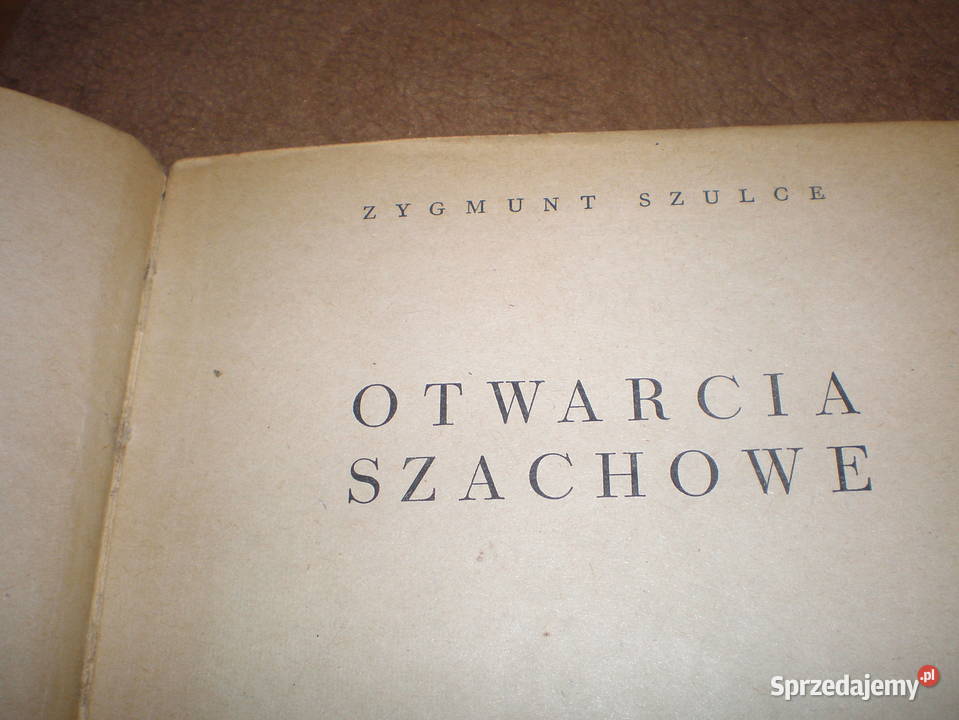 Sprzedam książkę otwarcie szachowe wydaną w 1955 Rok wydania 1955 Piekary Śląskie