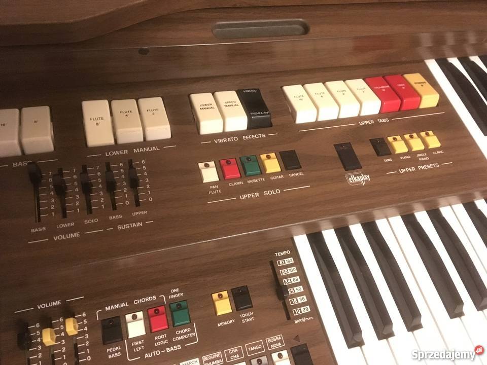 Organy elektroniczne ELKA Włoskie Super stan Instrumenty klawiszowe i MIDI Poznań sprzedam